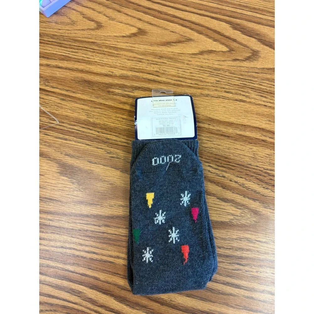 Vts new‎ Gap Kids Fun Socks New Years 2000 Holiday Novelty Crew Socks L Large